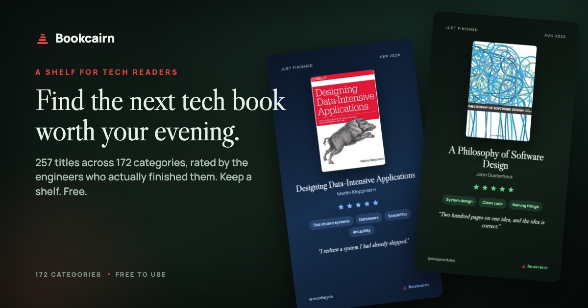 Bookcairn screenshot